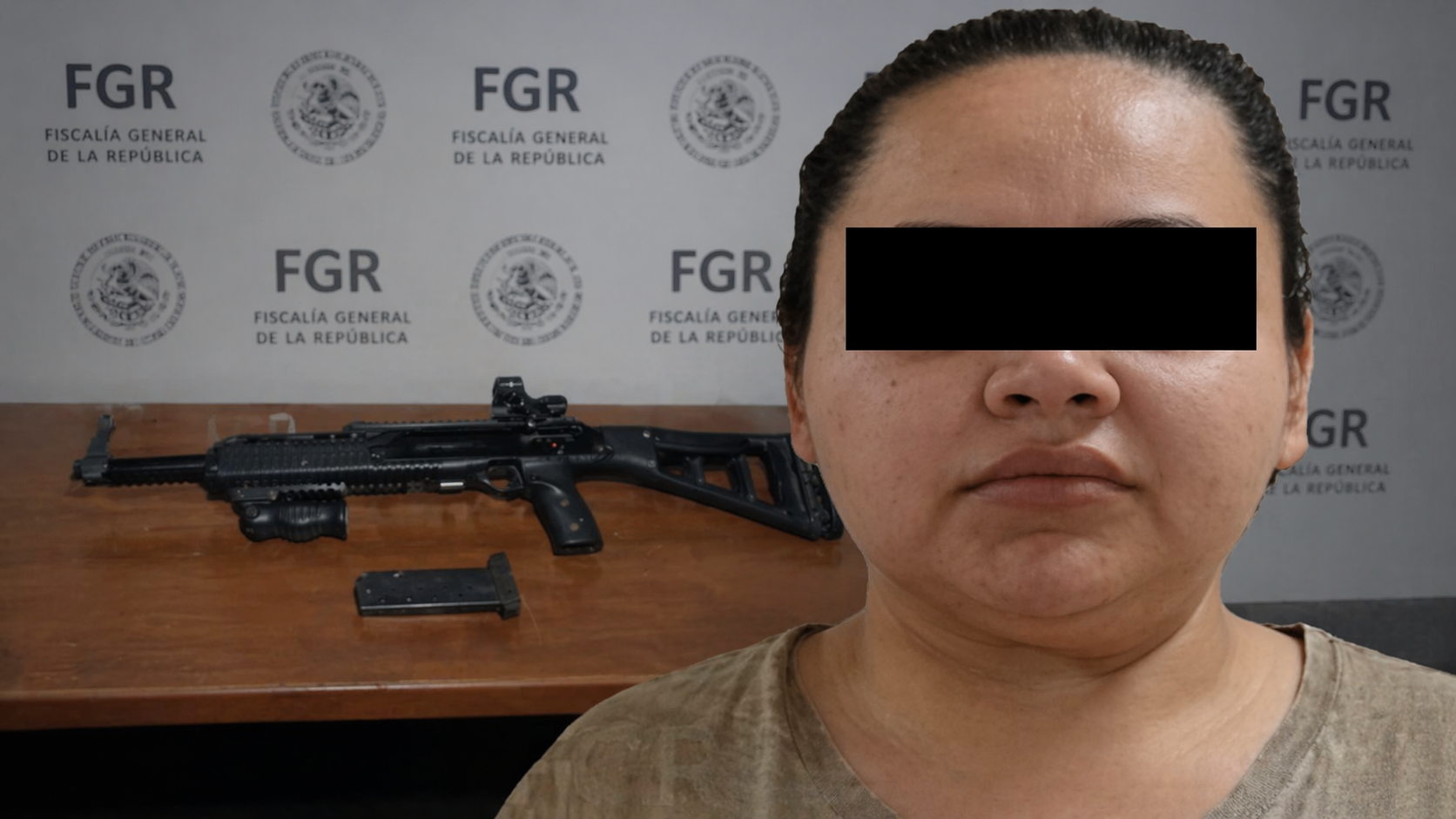Vinculan a mujer armada en puente internacional de Tamaulipas