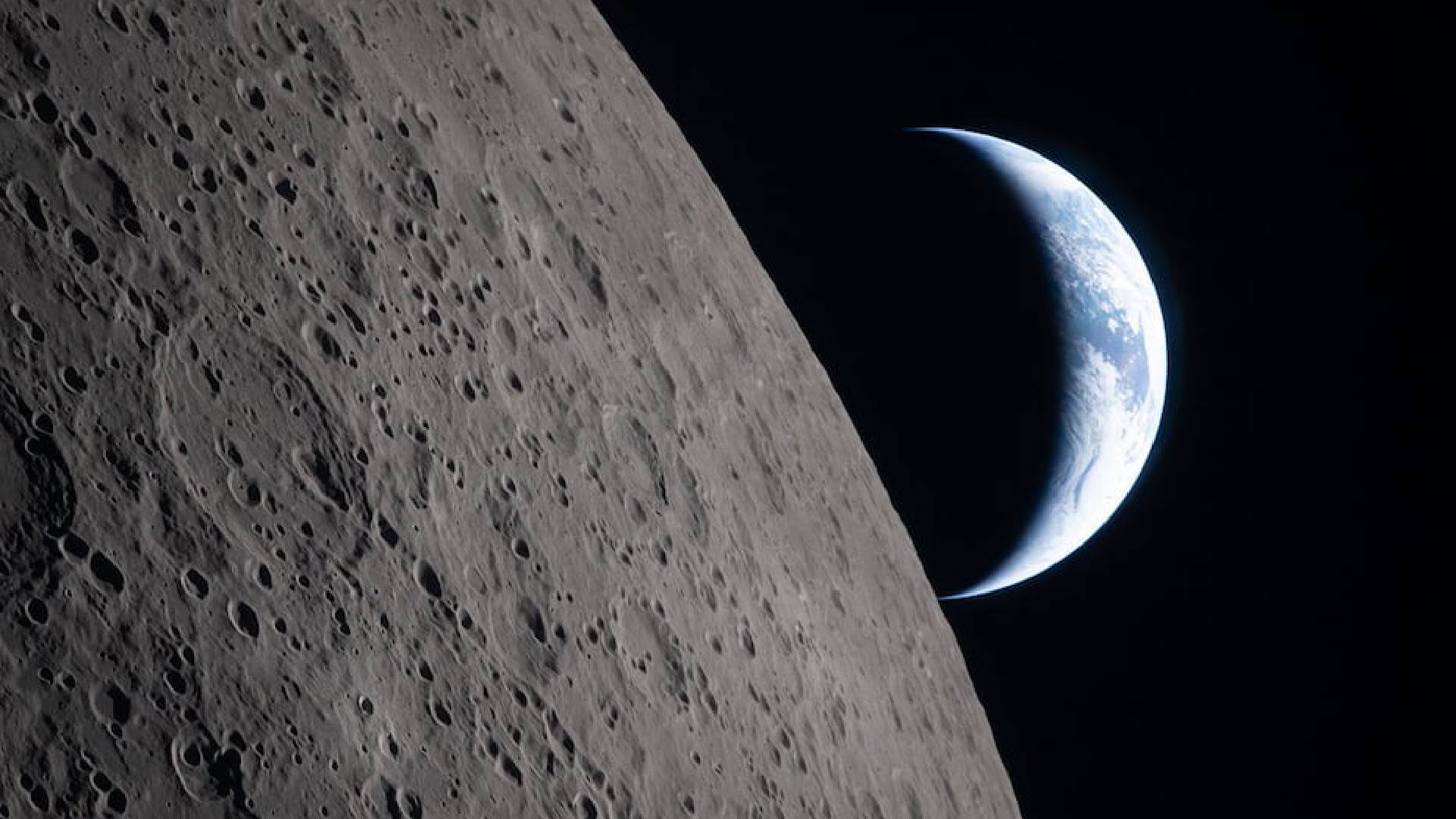 Astronautas de Artemis II captan histórico “puesta de la Tierra” desde la Luna