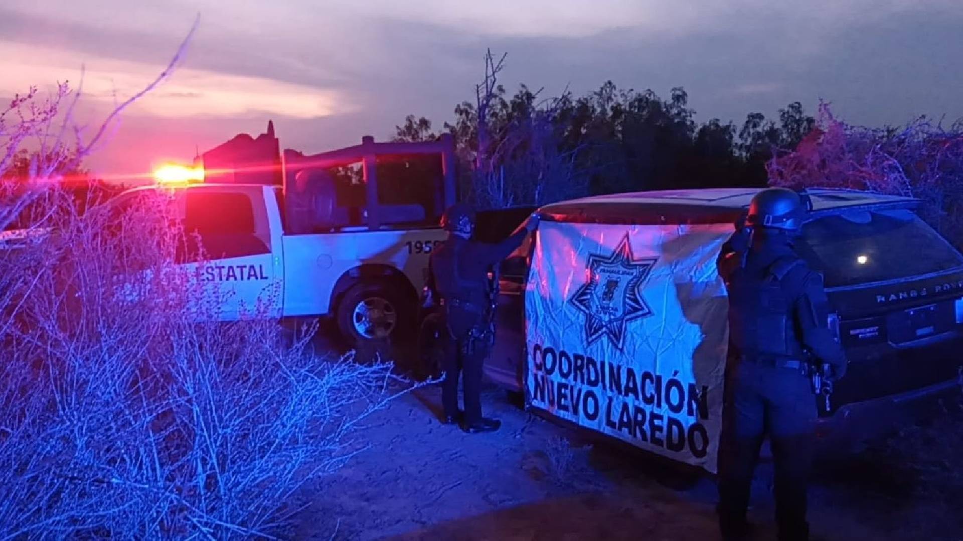 Aseguran camioneta robada con armamento en Nuevo Laredo