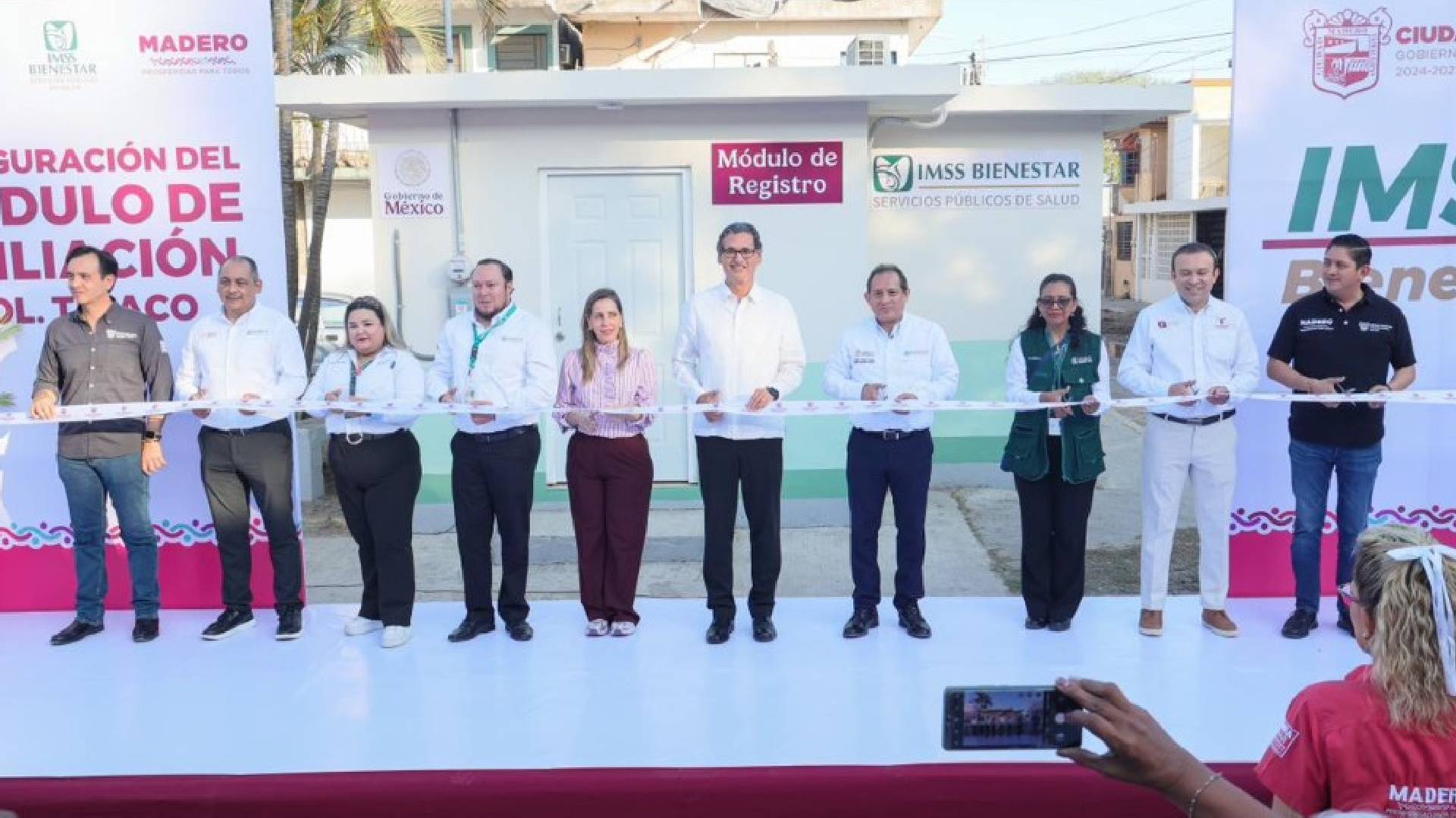 Inauguran módulo IMSS-Bienestar en Ciudad Madero para ampliar acceso a salud