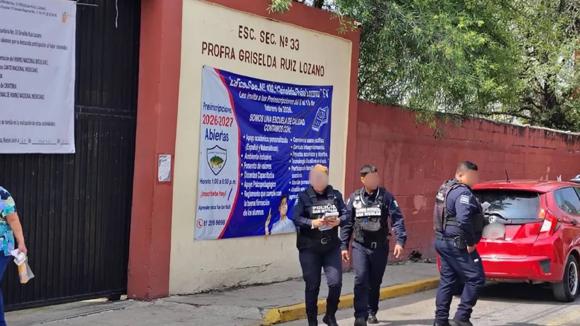 Alumno entra con cuchillo en secundaria de Nuevo León