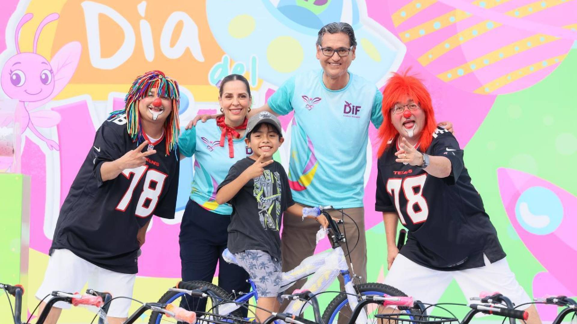 Miles celebran el Día del Niño en el Parque Bicentenario con DIF Madero
