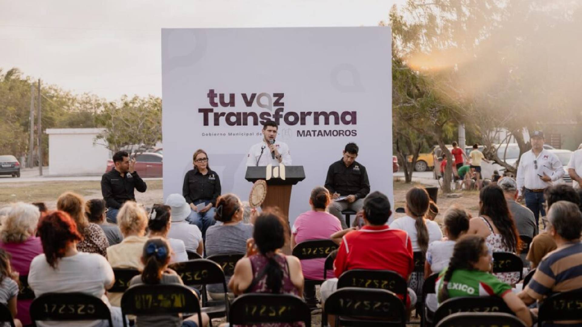 Encabeza Presidente Municipal programa «Tu Voz Transforma» en la Colonia Vista del Sol