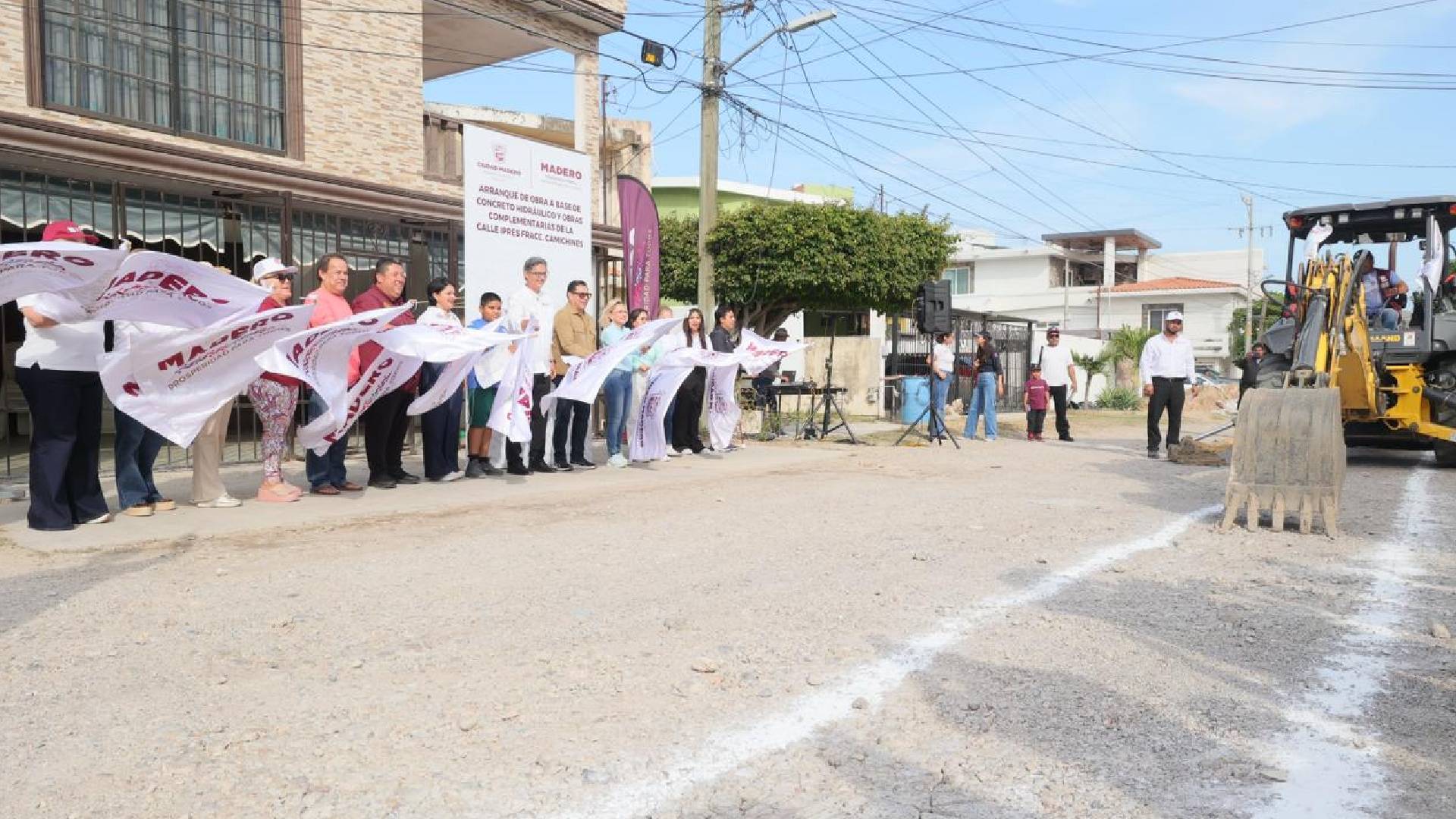 Arranca Ciudad Madero 15 obras con inversión de más de 41 mdp