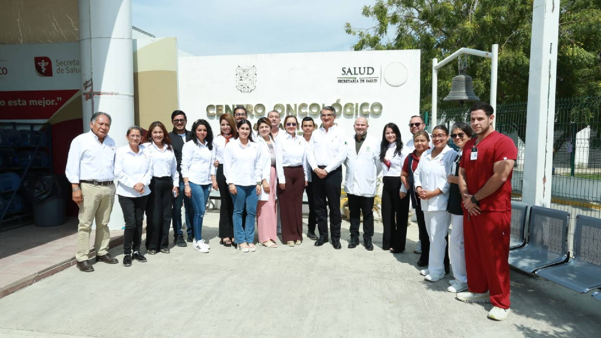 Américo supervisa modernización del Centro Oncológico de Tamaulipas