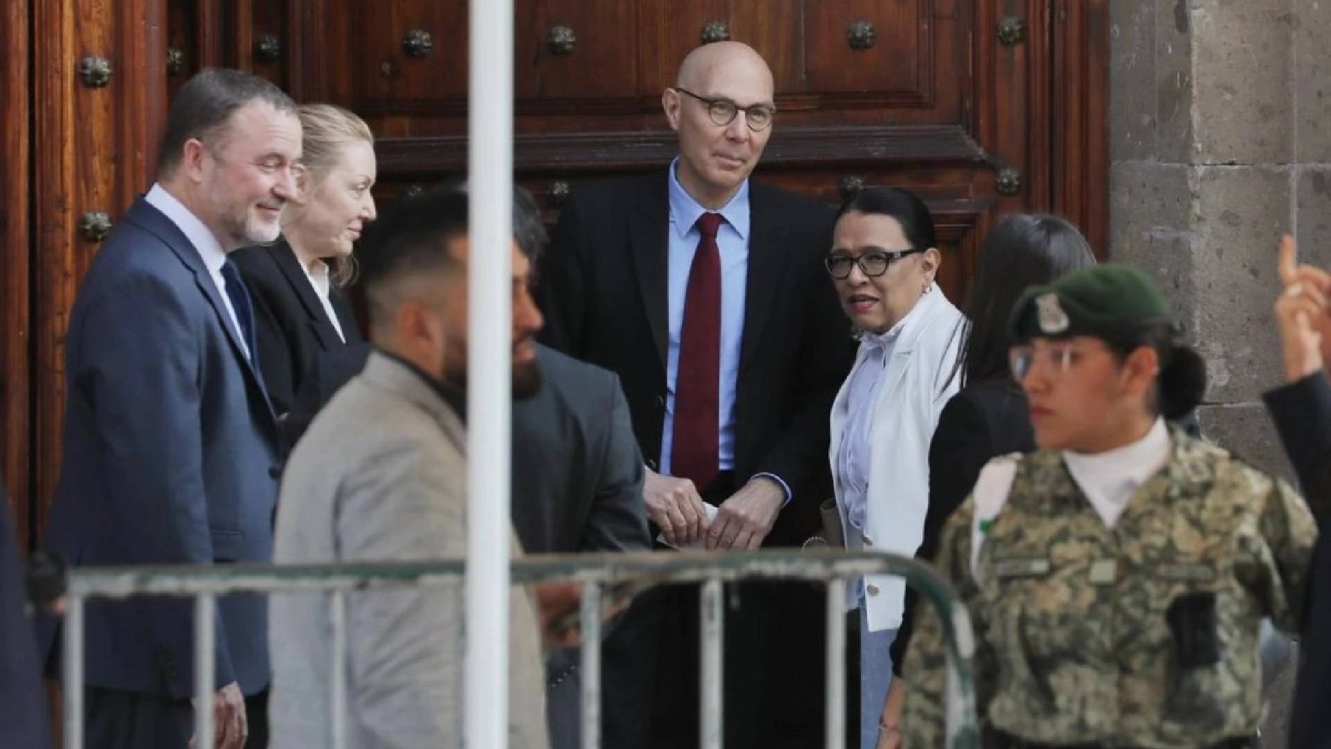 Alto comisionado de ONU – DH, Volker Türk, llega a Palacio Nacional