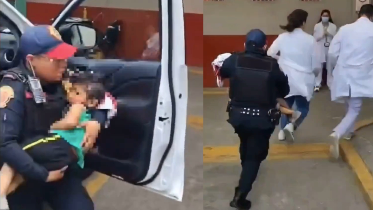 Vecinos detienen a hombre tras atacar a niño con machete