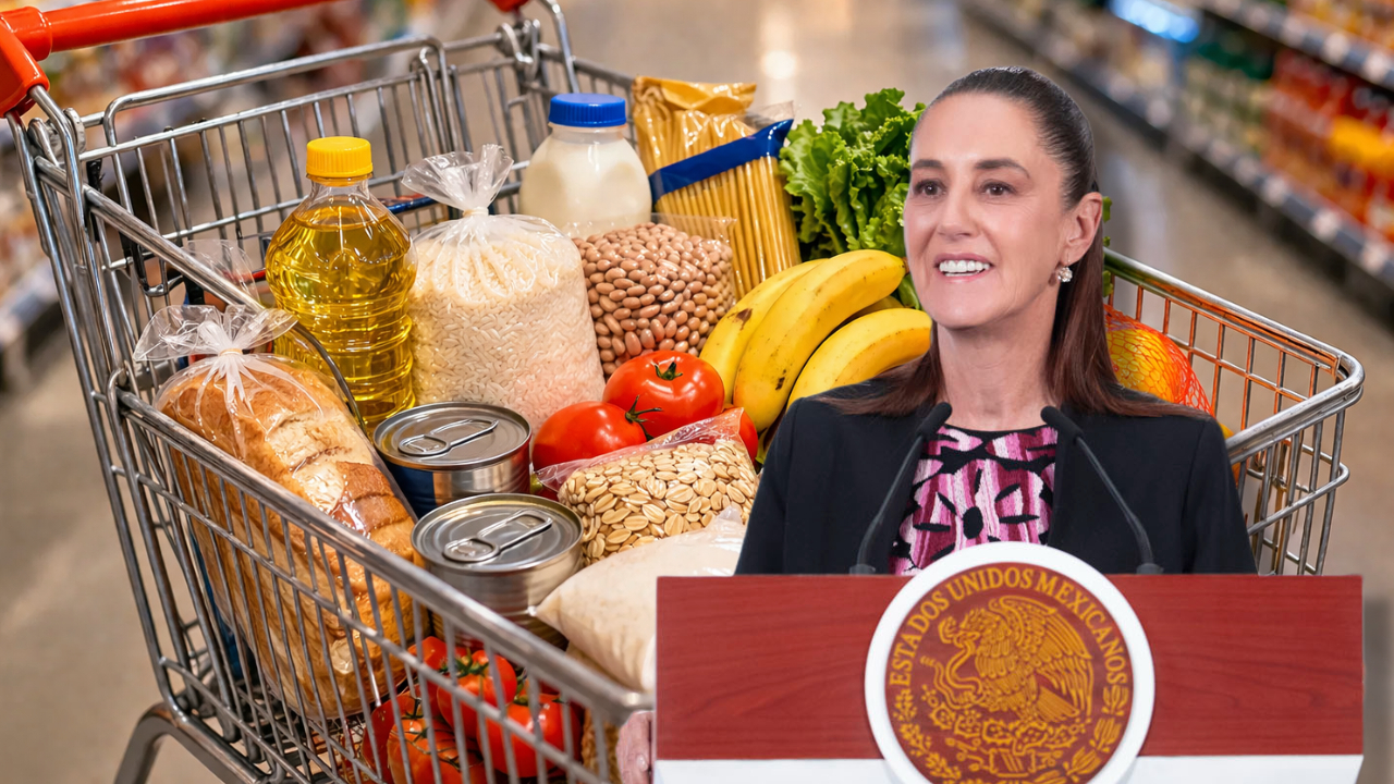 Canasta básica se mantendrá en 910 pesos: Sheinbaum