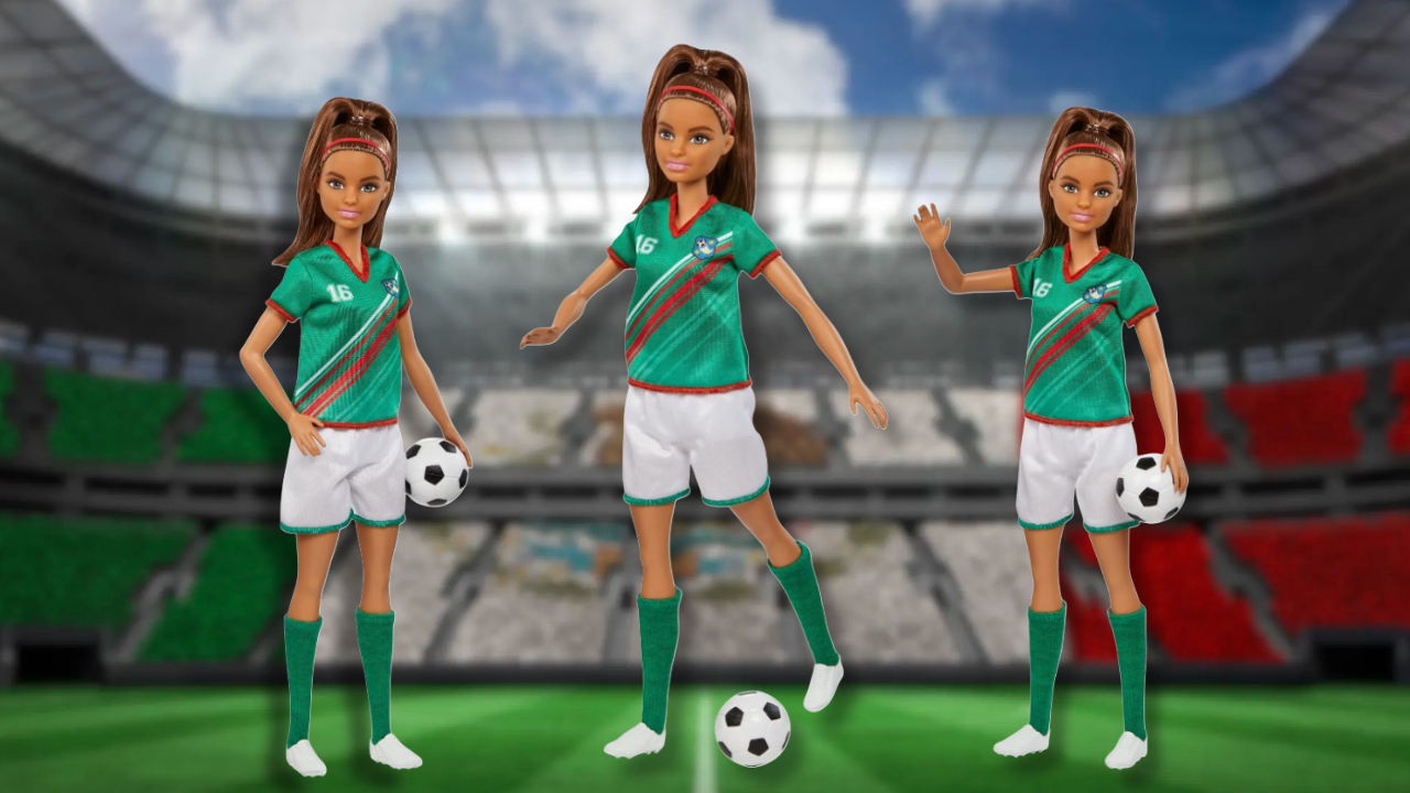 Mattel lanza Barbie futbolista inspirada en la Selección Mexicana
