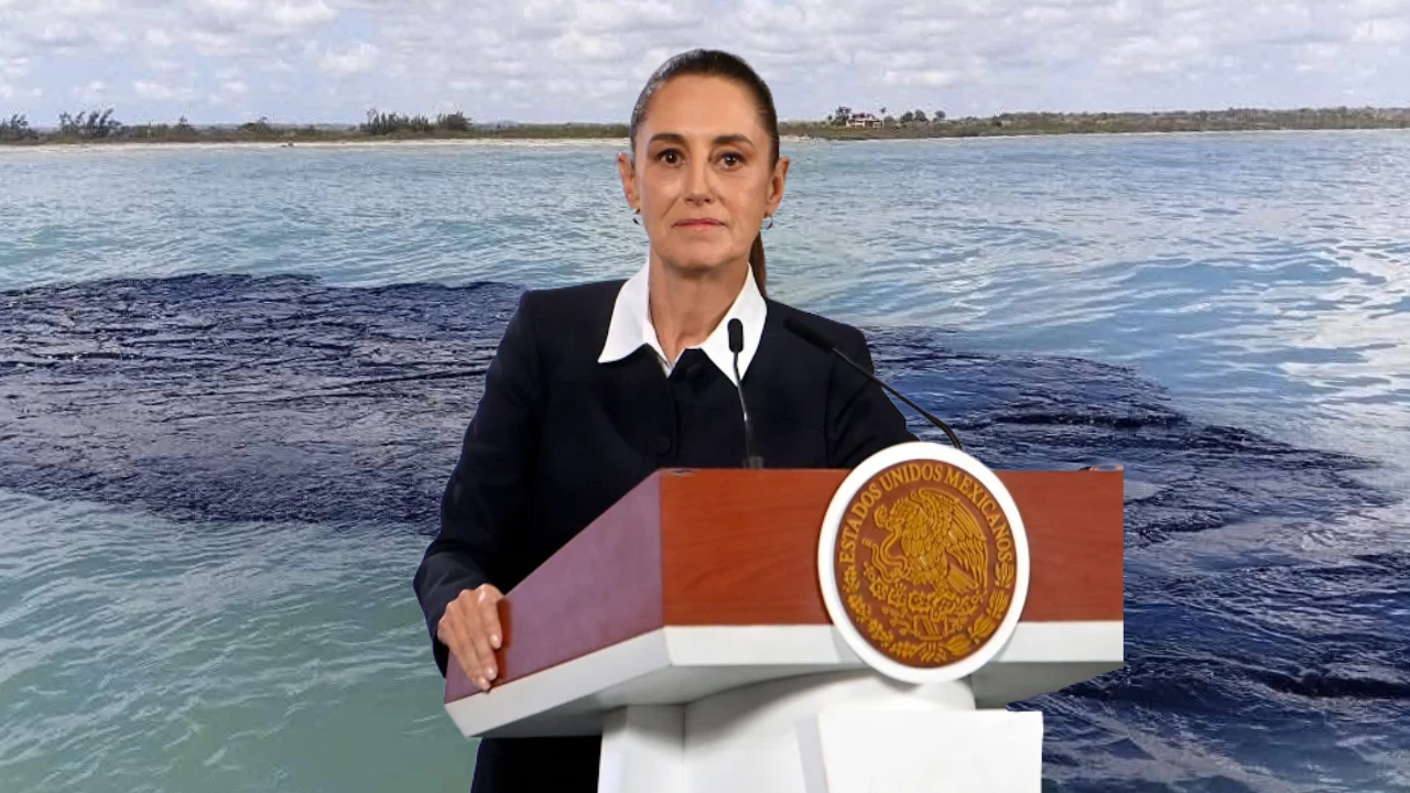 Sheinbaum anuncia la creación del Observatorio del Golfo tras derrame de hidrocarburo