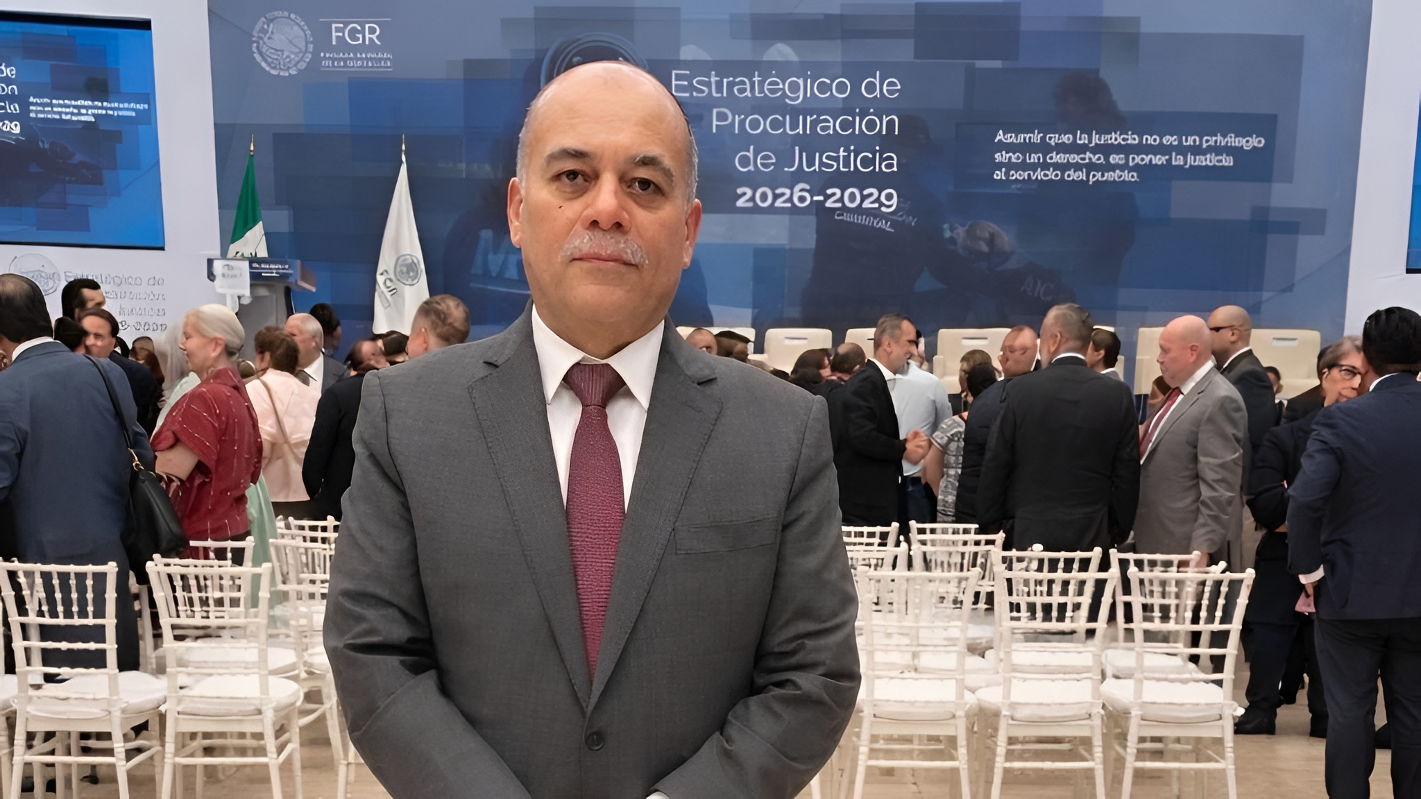 Fiscal de Tamaulipas asiste a presentación del Plan de Justicia