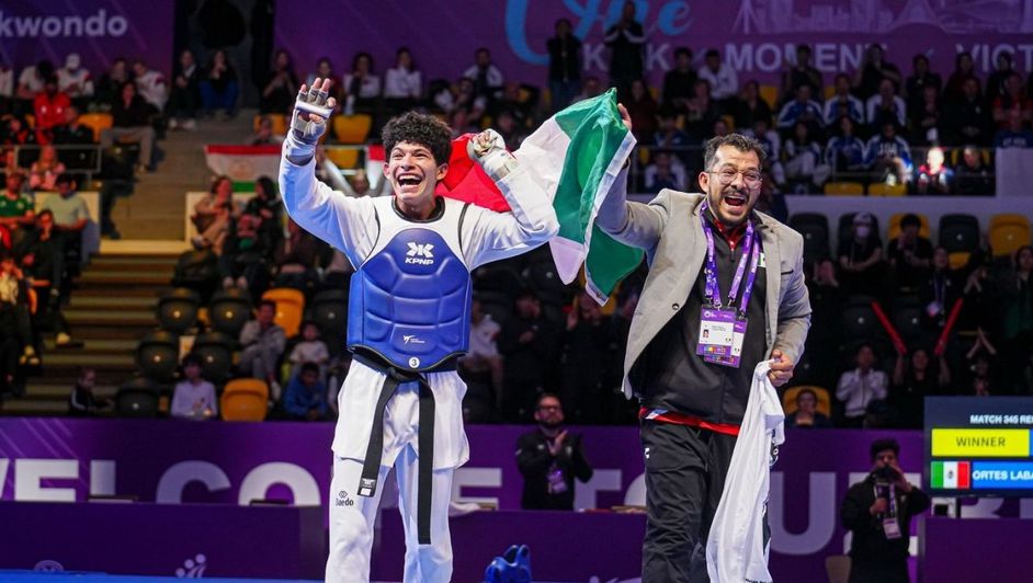 Mexicano Guillermo Cortés gana oro en Mundial Juvenil de Taekwondo