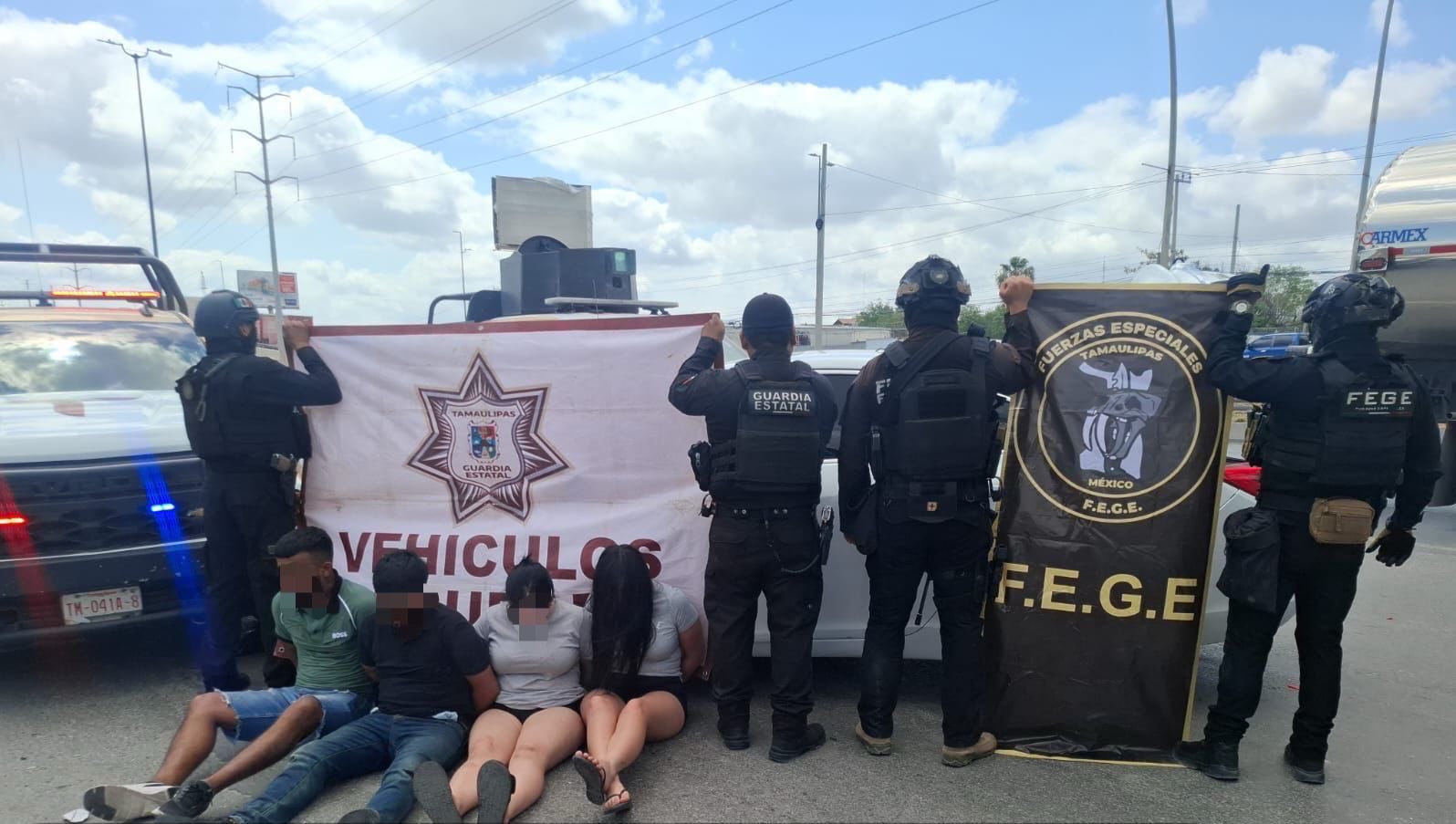 Procesan a tres por portación ilegal de armas en Reynosa