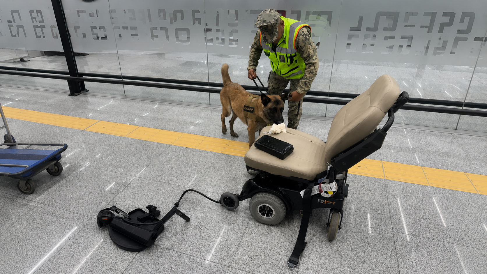Fingía discapacidad para traficar cocaína en silla de ruedas