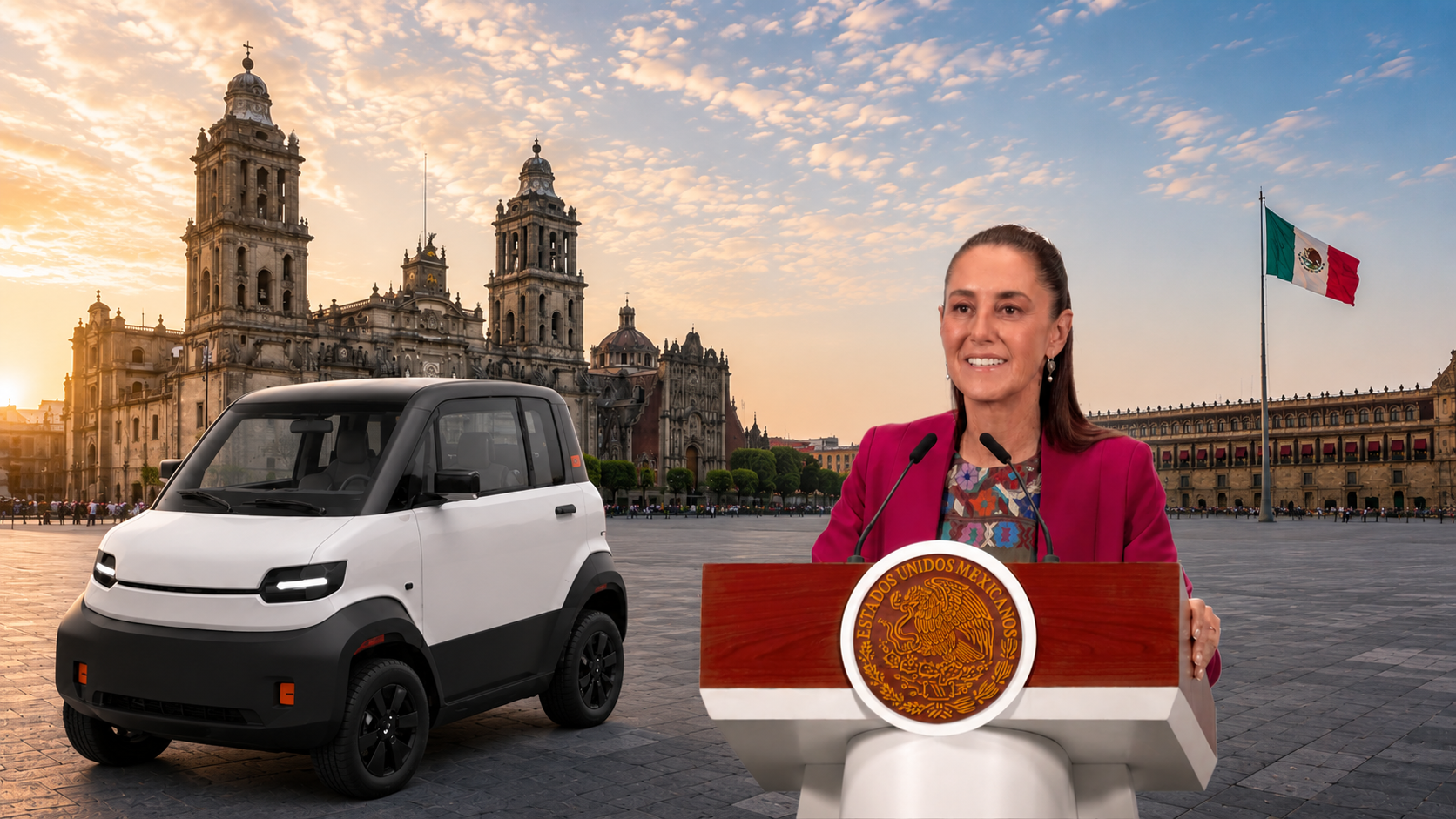 Olinia el primer auto eléctrico 100% mexicano