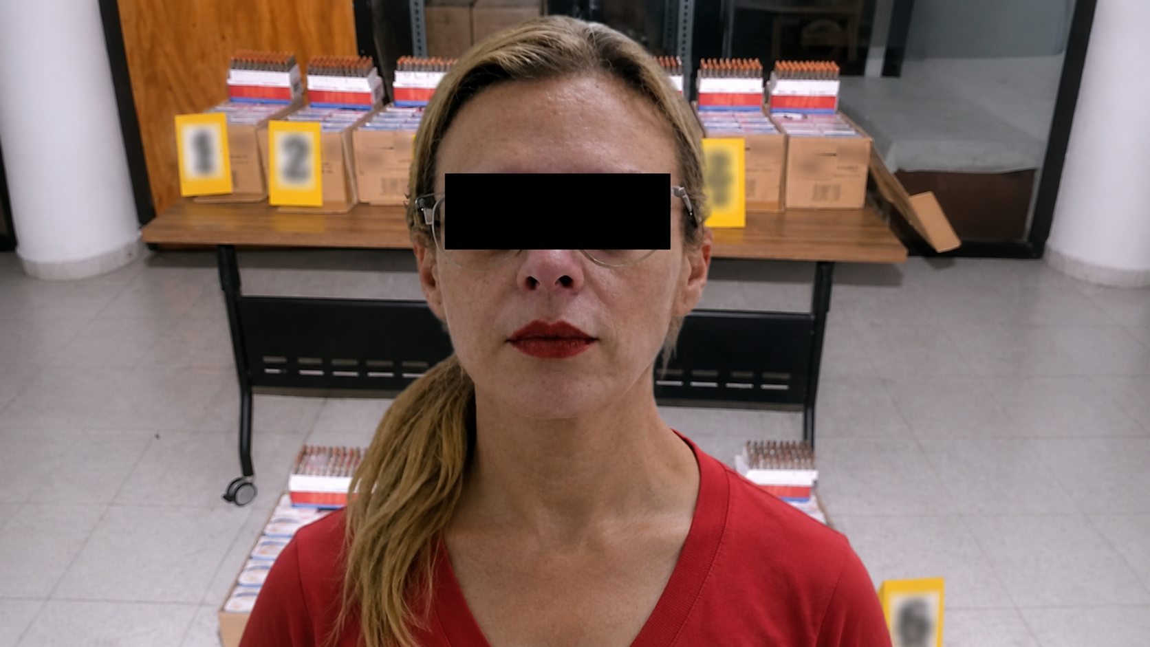 Detienen a mujer con cinco mil cartuchos en Reynosa