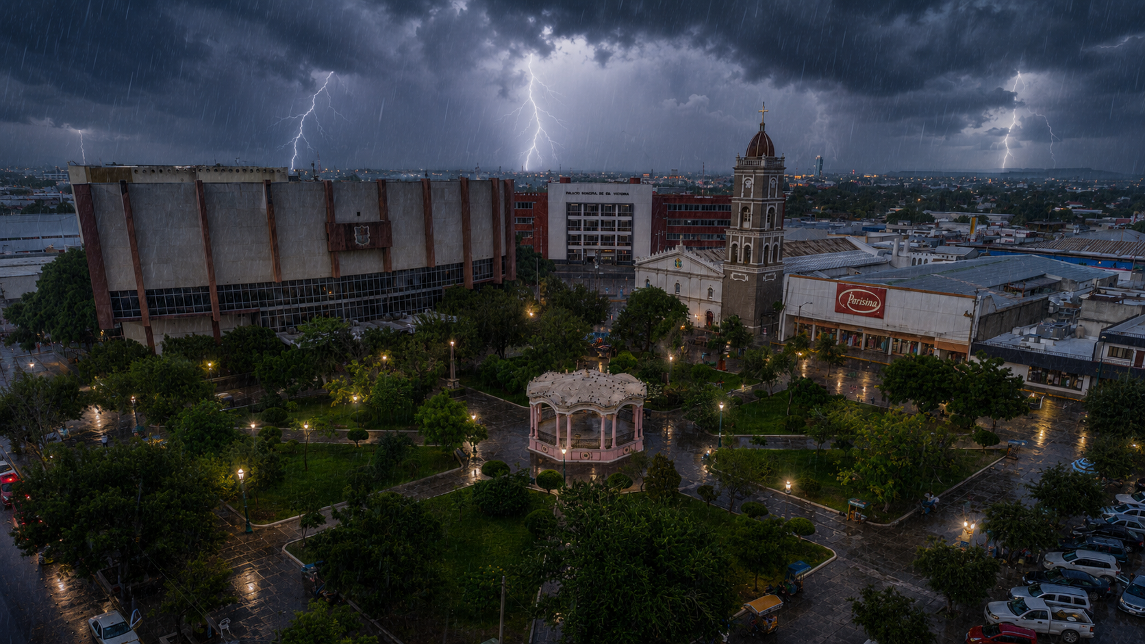 Persistirán tormentas y lluvias fuertes en Tamaulipas