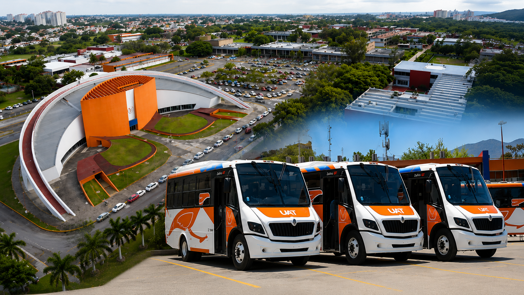 UAT lanza transporte gratuito para estudiantes de la zona Sur
