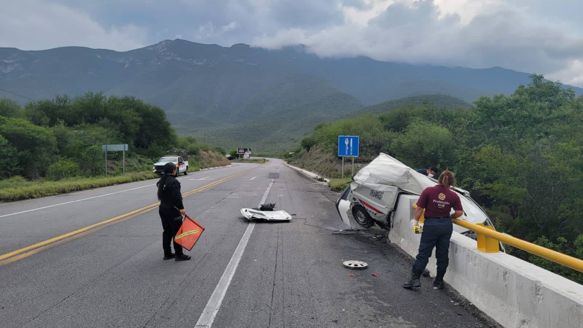 Muere copiloto en fatal choque en Jaumave