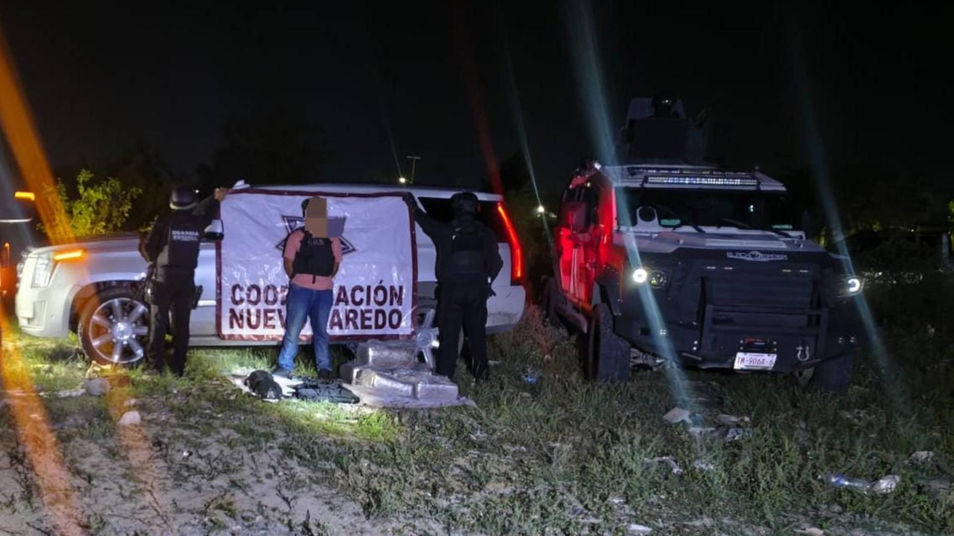 Detienen a hombre armado tras persecución en Nuevo Laredo