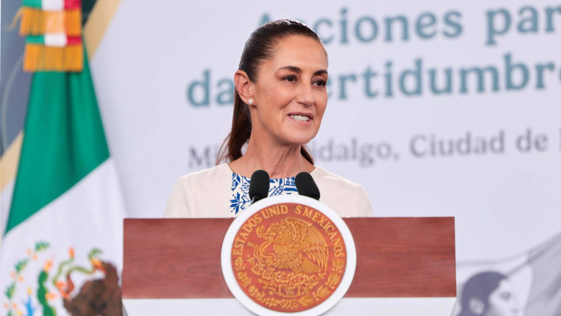 “Ninguna potencia extranjera nos va a decir cómo nos gobernamos”: Sheinbaum