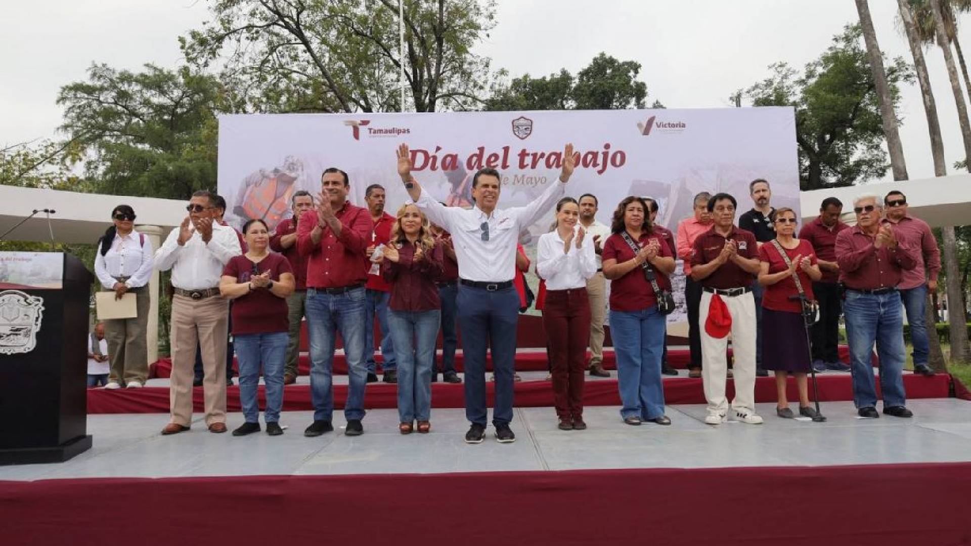 Gobierno y sindicato de Victoria refuerzan unidad en el Día del Trabajo