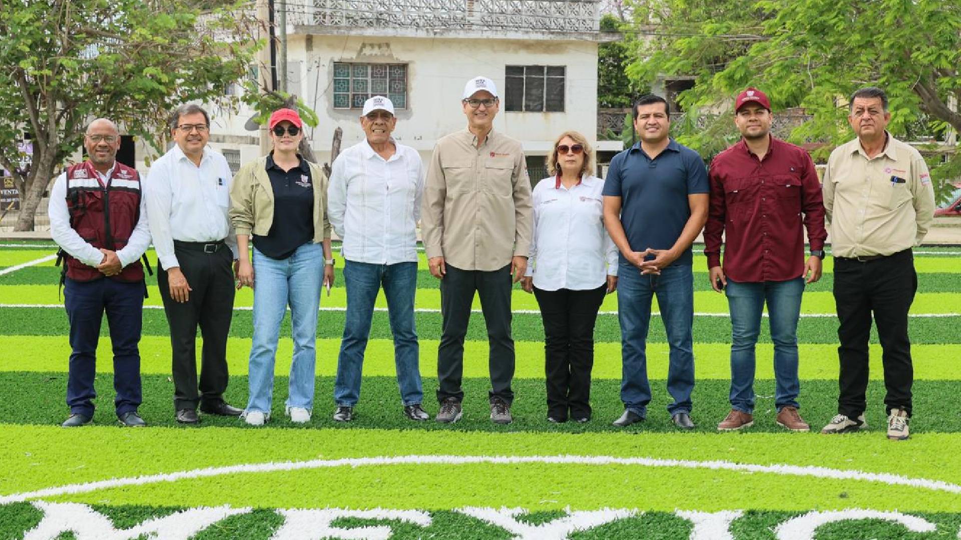 Erasmo González supervisa nueva infraestructura deportiva por el Mundial Social