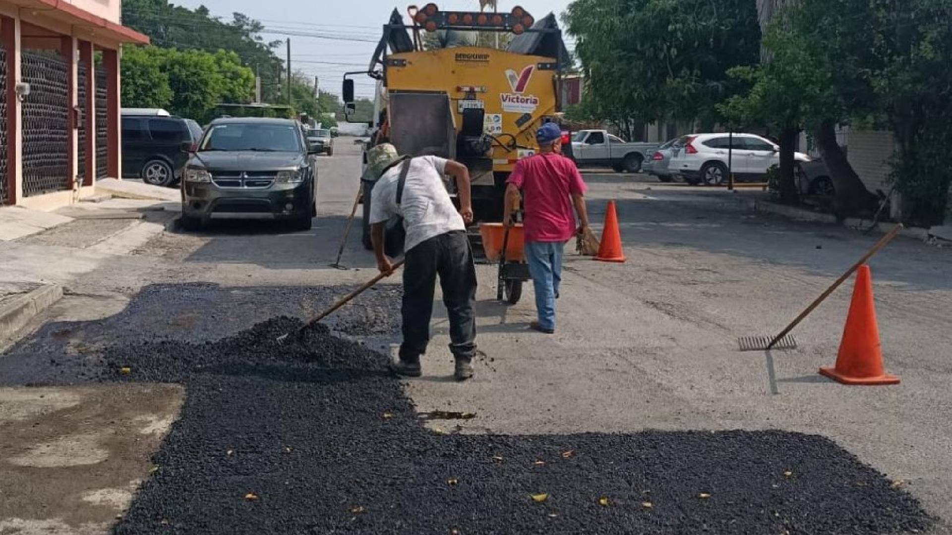 Gobierno de Lalo Gattás avanza en rehabilitación de calles y avenidas de Victoria