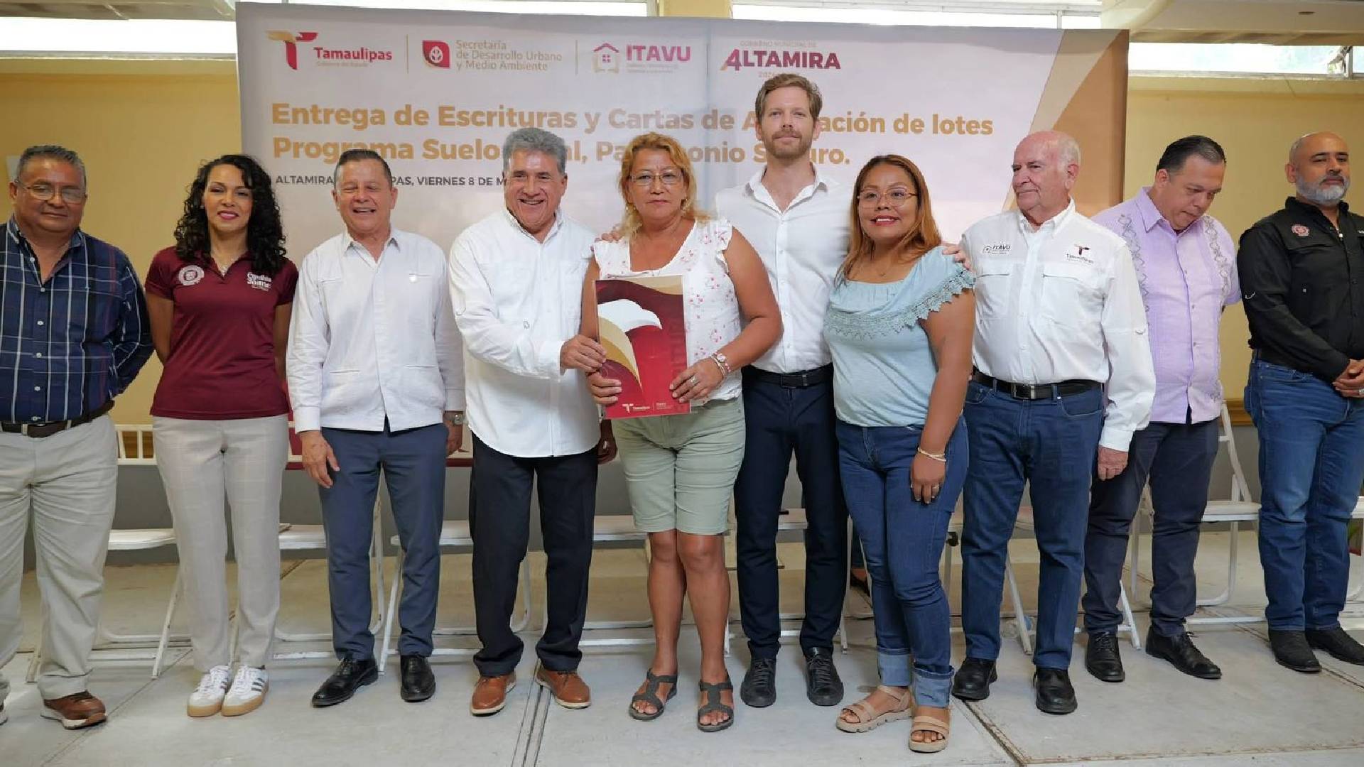 Armando Martínez fortalece patrimonio de familias altamirenses