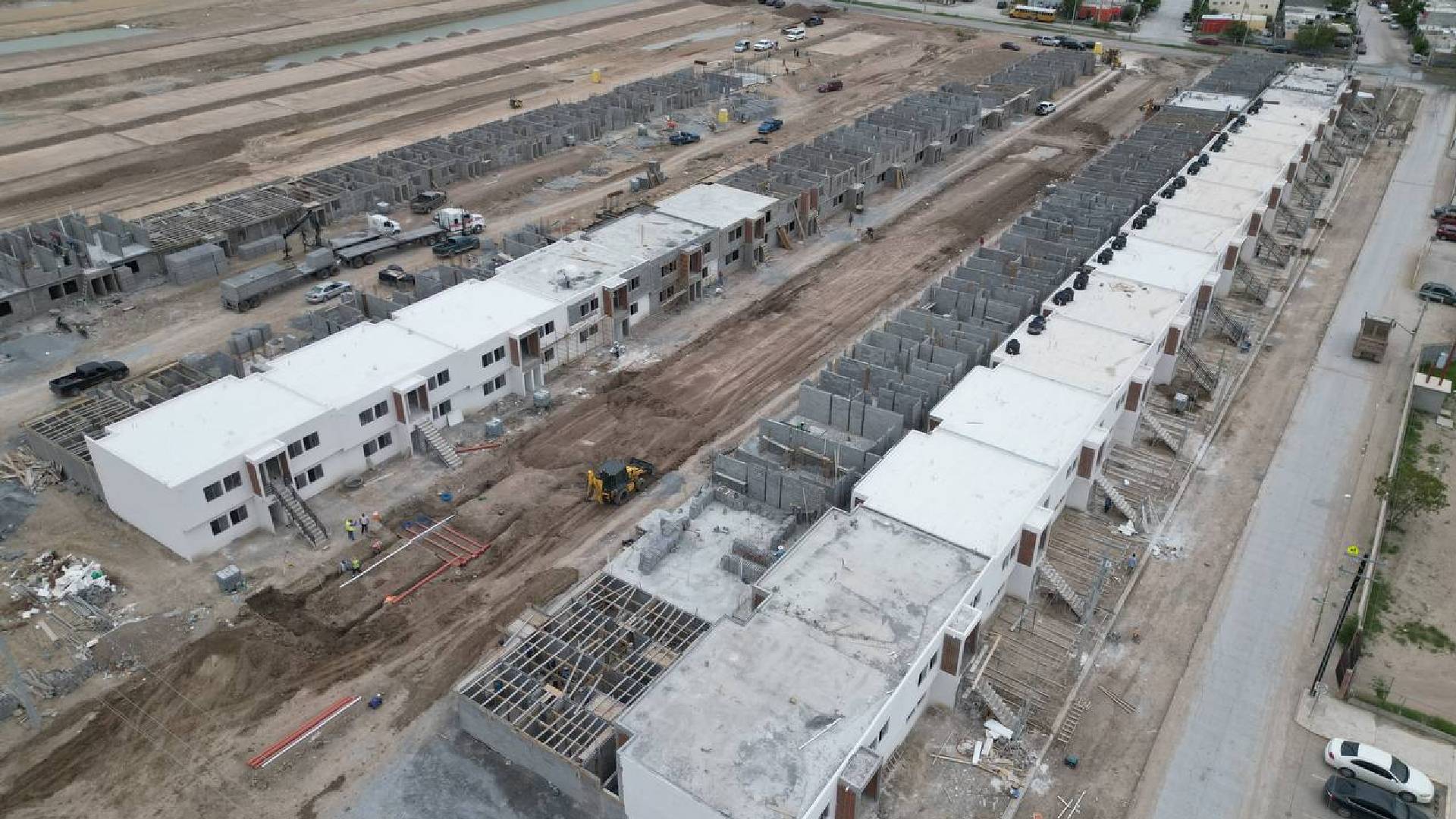 Avanzan viviendas del bienestar con respaldo y coordinación del Gobierno de Nuevo Laredo