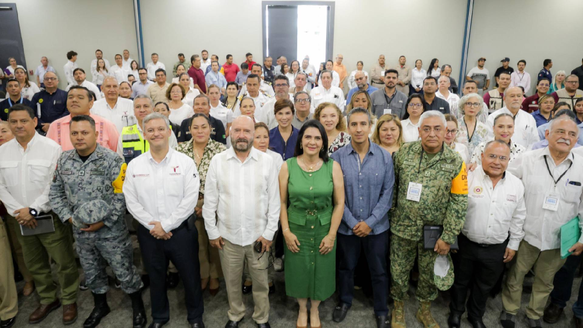 Mónica Villarreal encabeza Sesión del Consejo de Protección Civil
