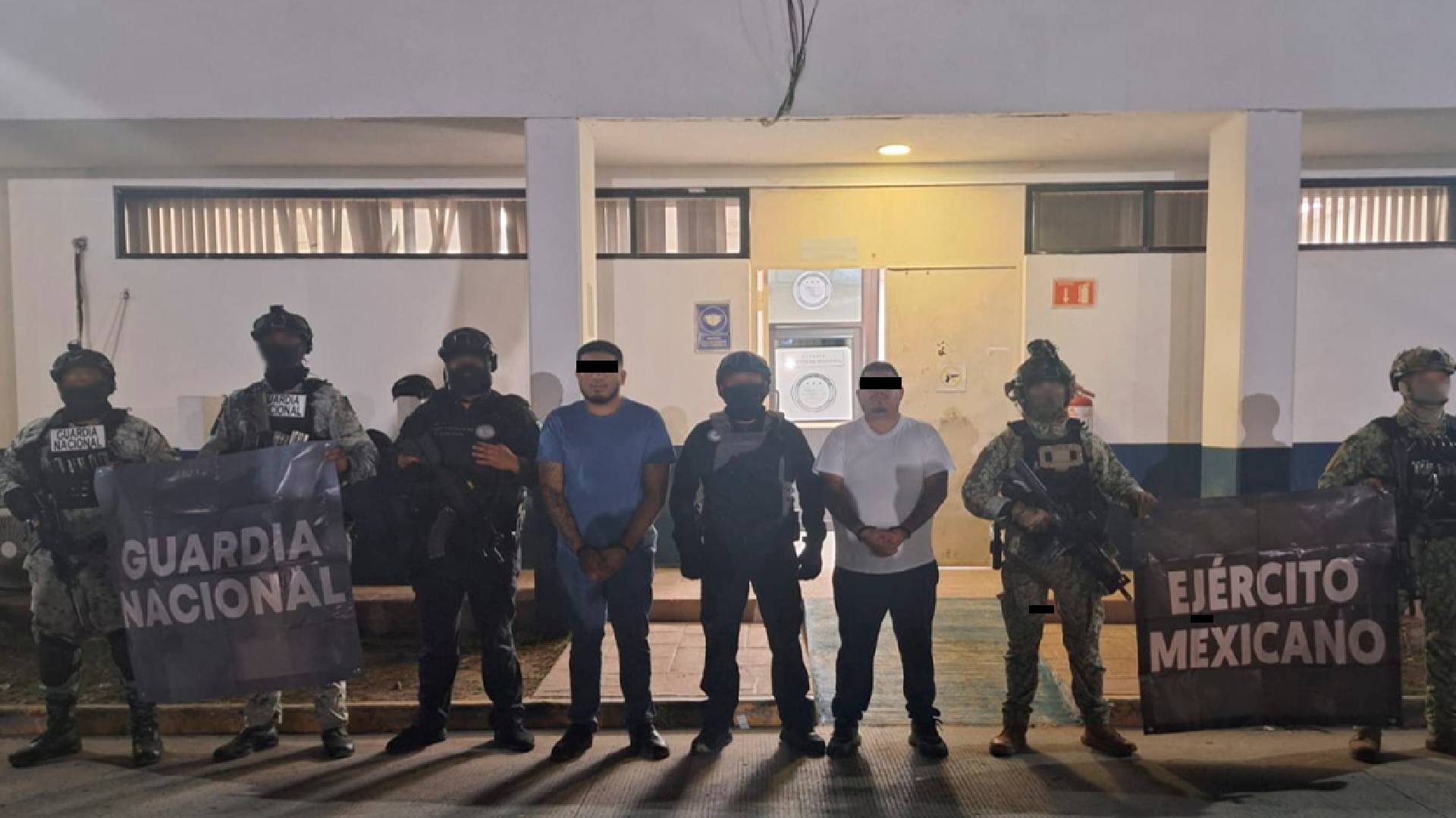 Detienen a dos personas y aseguran armas en operativo en Camargo