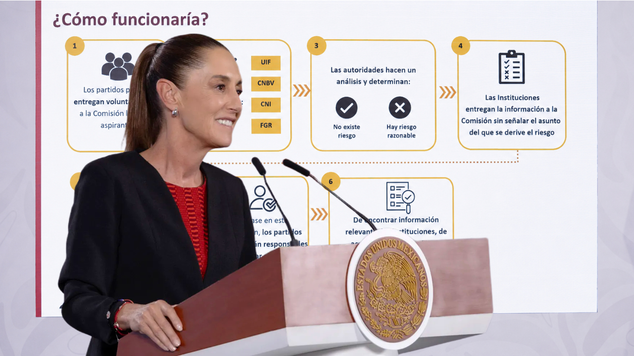 México enviará iniciativa para alertar a partidos sobre candidatos con nexos criminales