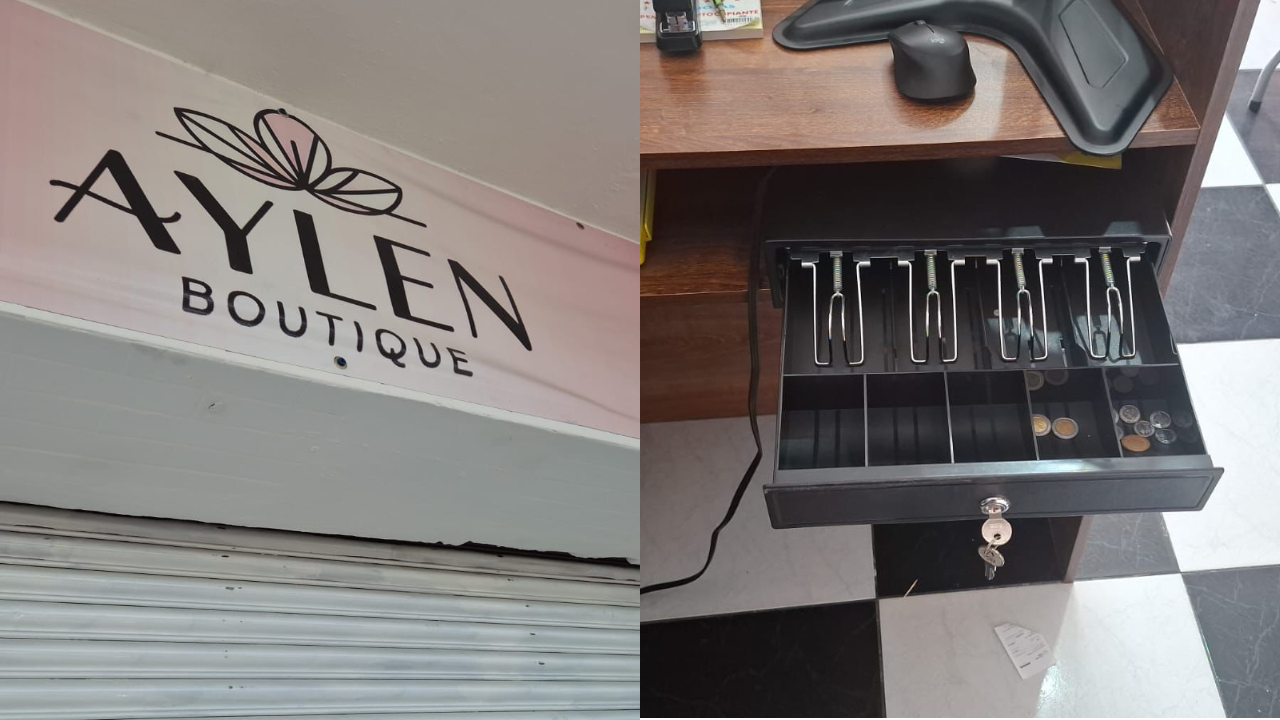 ¡Ni las cámaras dejaron! Roban boutique en pleno centro de Tampico