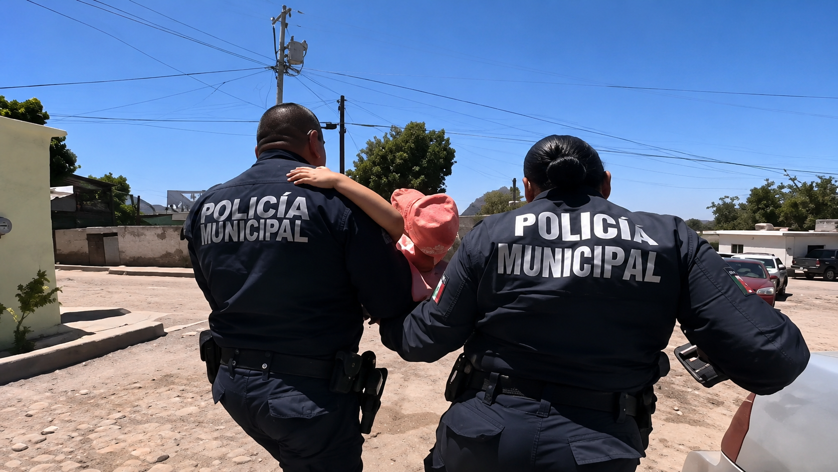 Policías salvan a niña tras picadura de viuda negra