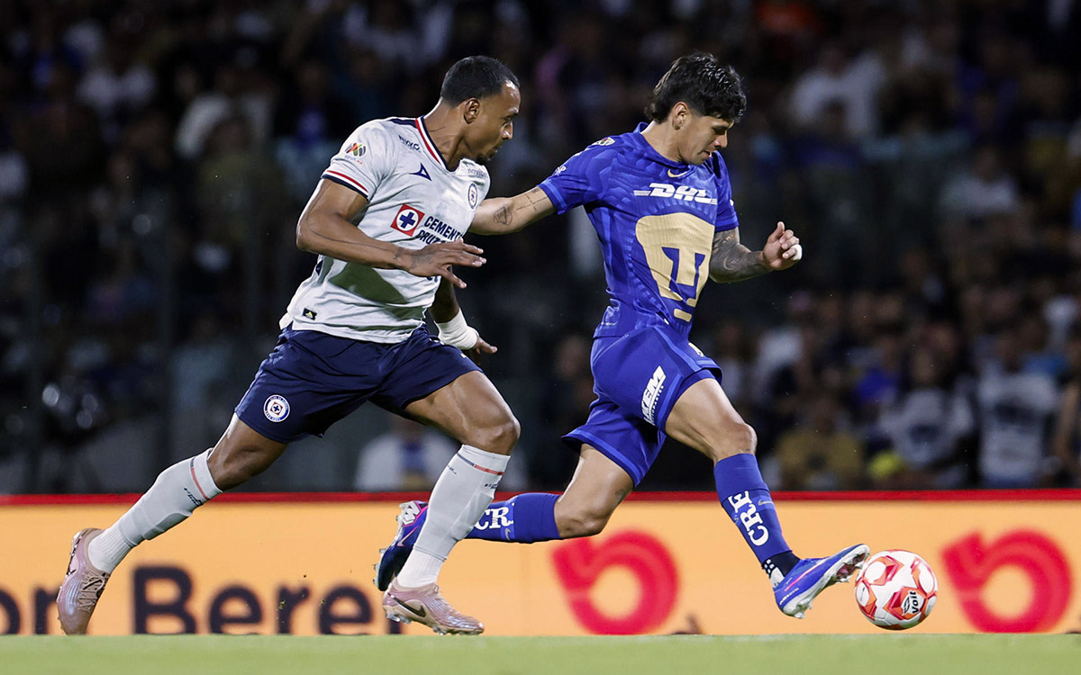 Cruz Azul recibe a Pumas en final de ida de la Liga MX