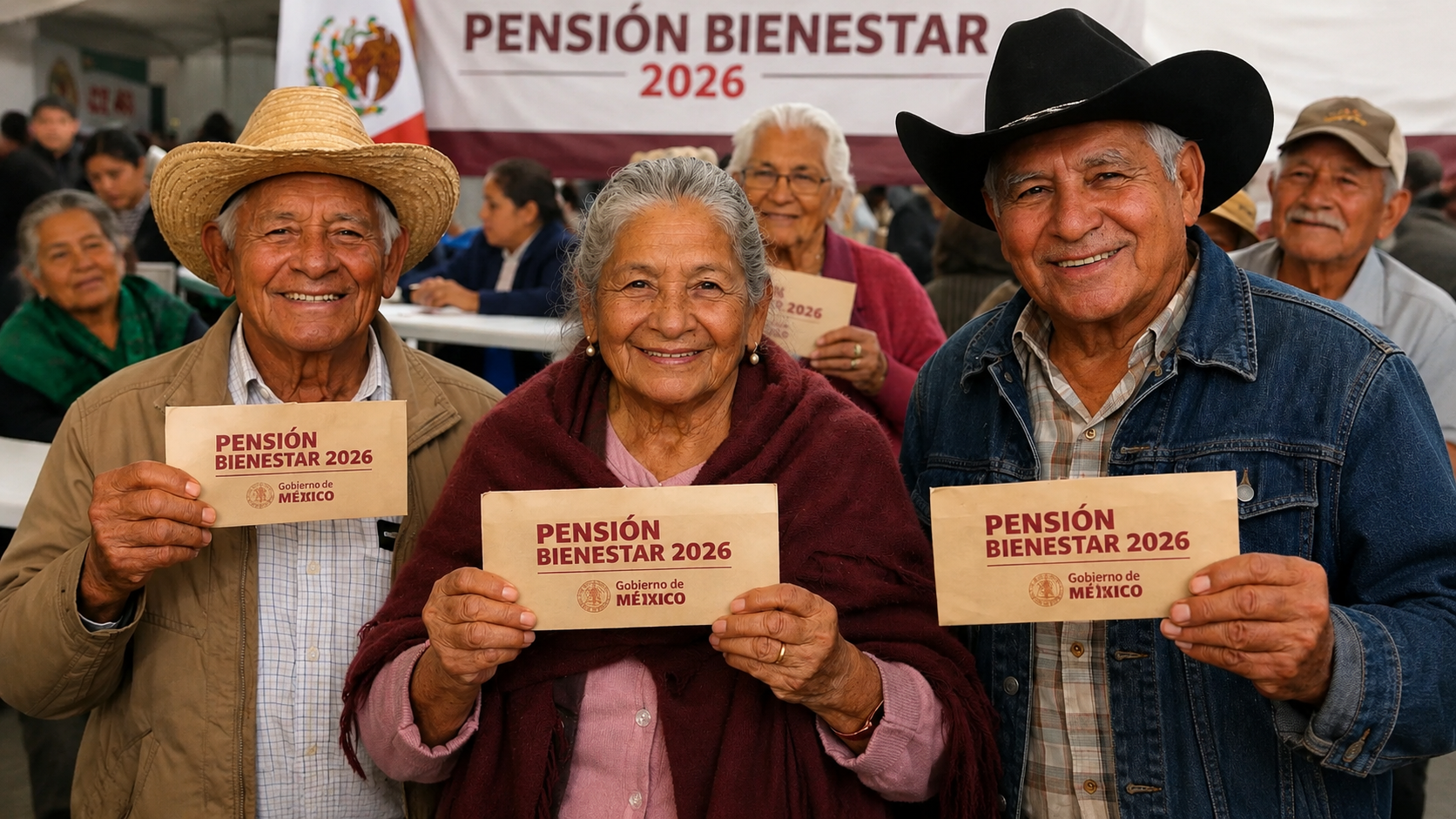 Abren registro para las Pensiones Bienestar de adultos mayores