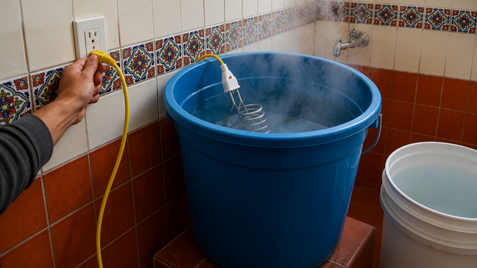 Joven muere electrocutado al intentar calentar agua para bañarse
