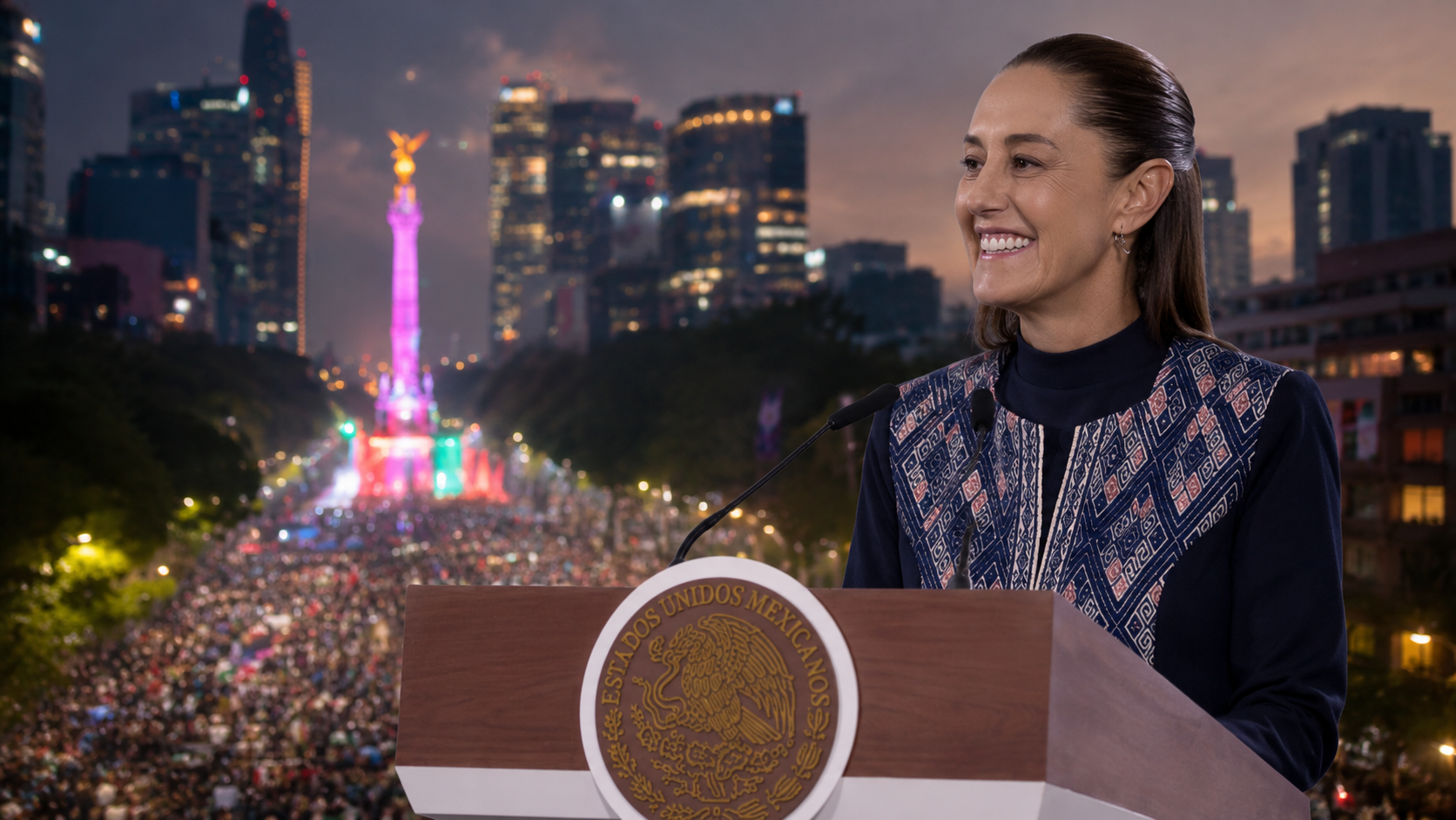Sheinbaum celebra triunfo de México y destaca la felicidad que genera al pueblo