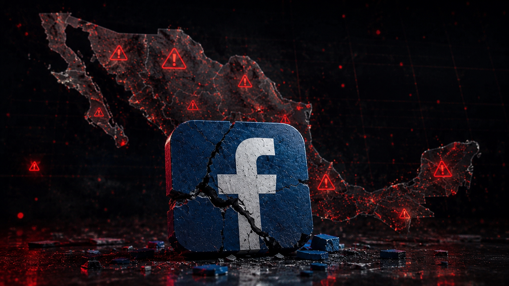 Reportan caída masiva de Facebook; usuarios registran fallas