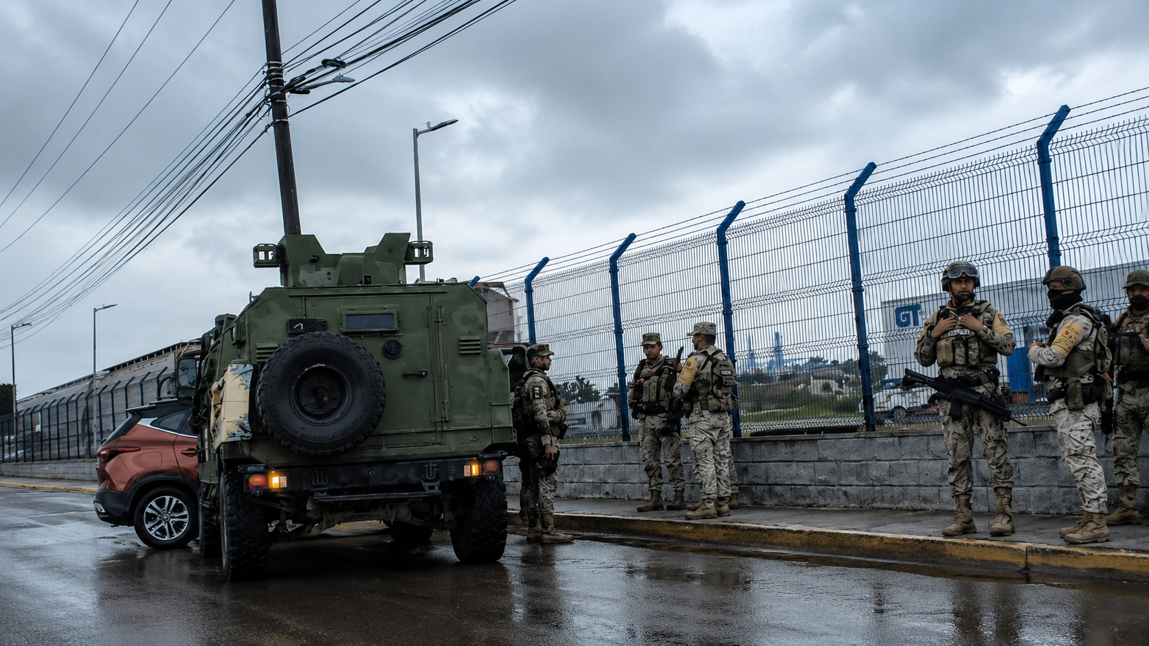 Vehículo militar choca con camioneta en Altamira
