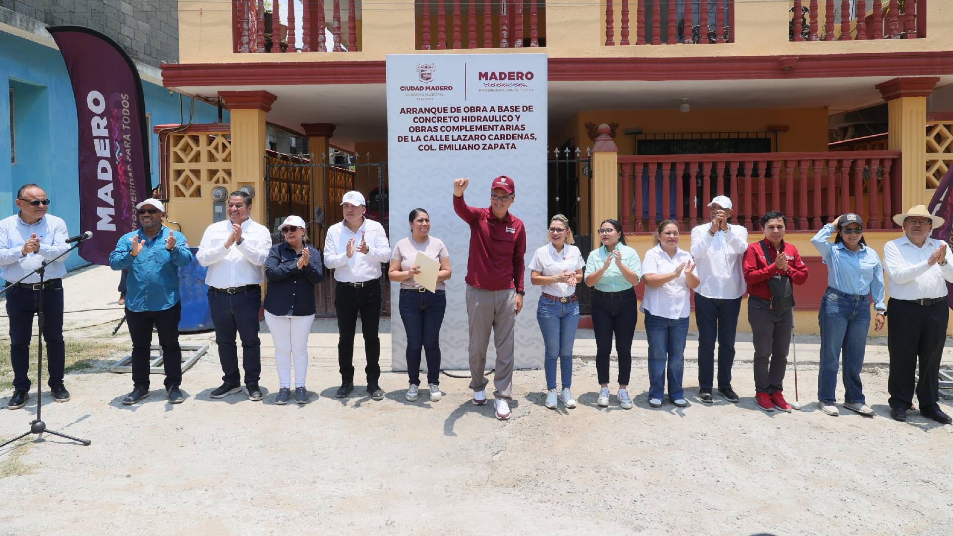 Arranca Erasmo González obras por más de 12 millones de pesos