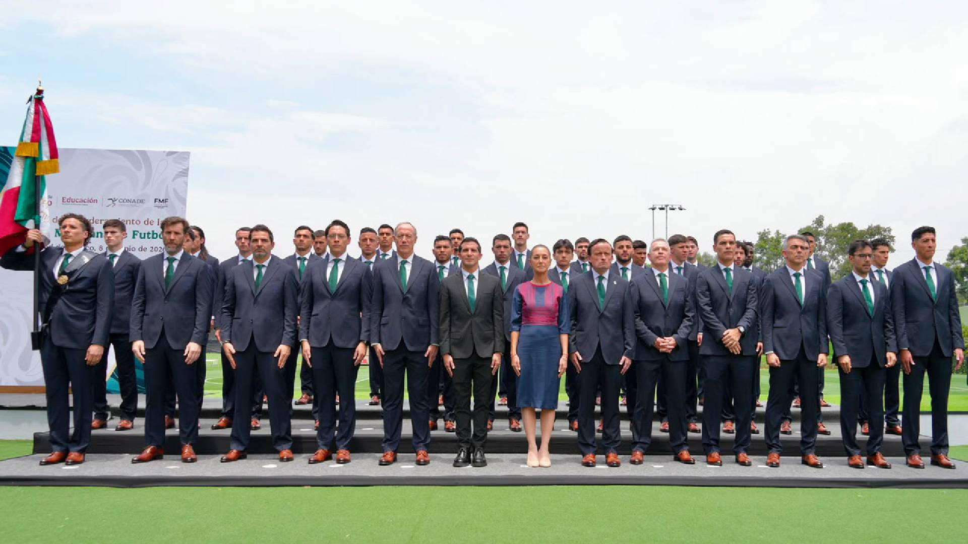 Sheinbaum abandera a la Selección Mexicana rumbo al Mundial 2026