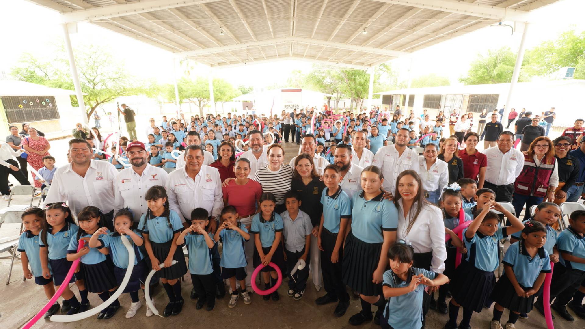 Carmen Lilia Canturosas impulsa la transformación de escuelas con inversión en infraestructura educativa