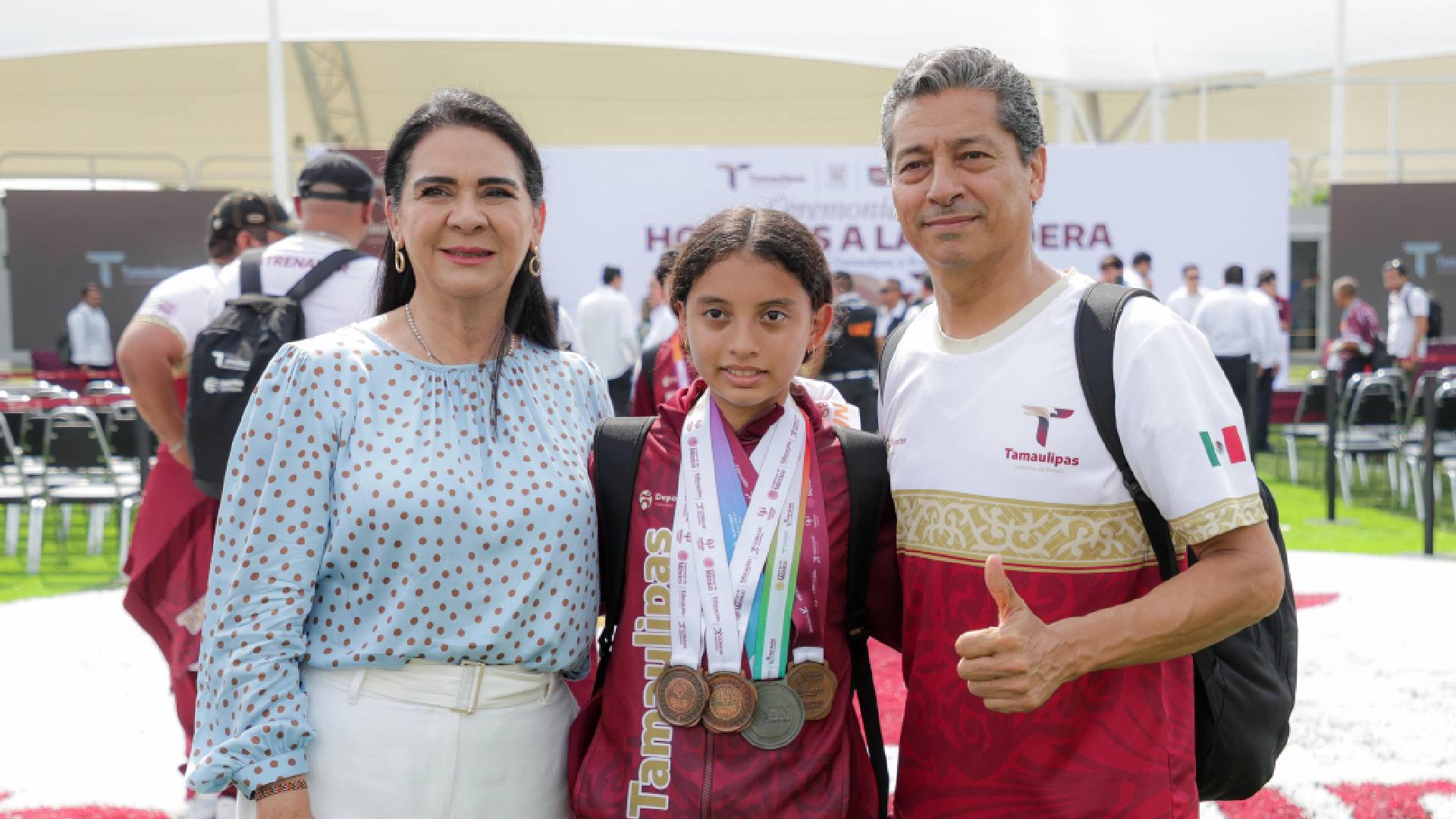 Mónica Villarreal reconoce a atletas tampiqueños por conquistar 94 medallas