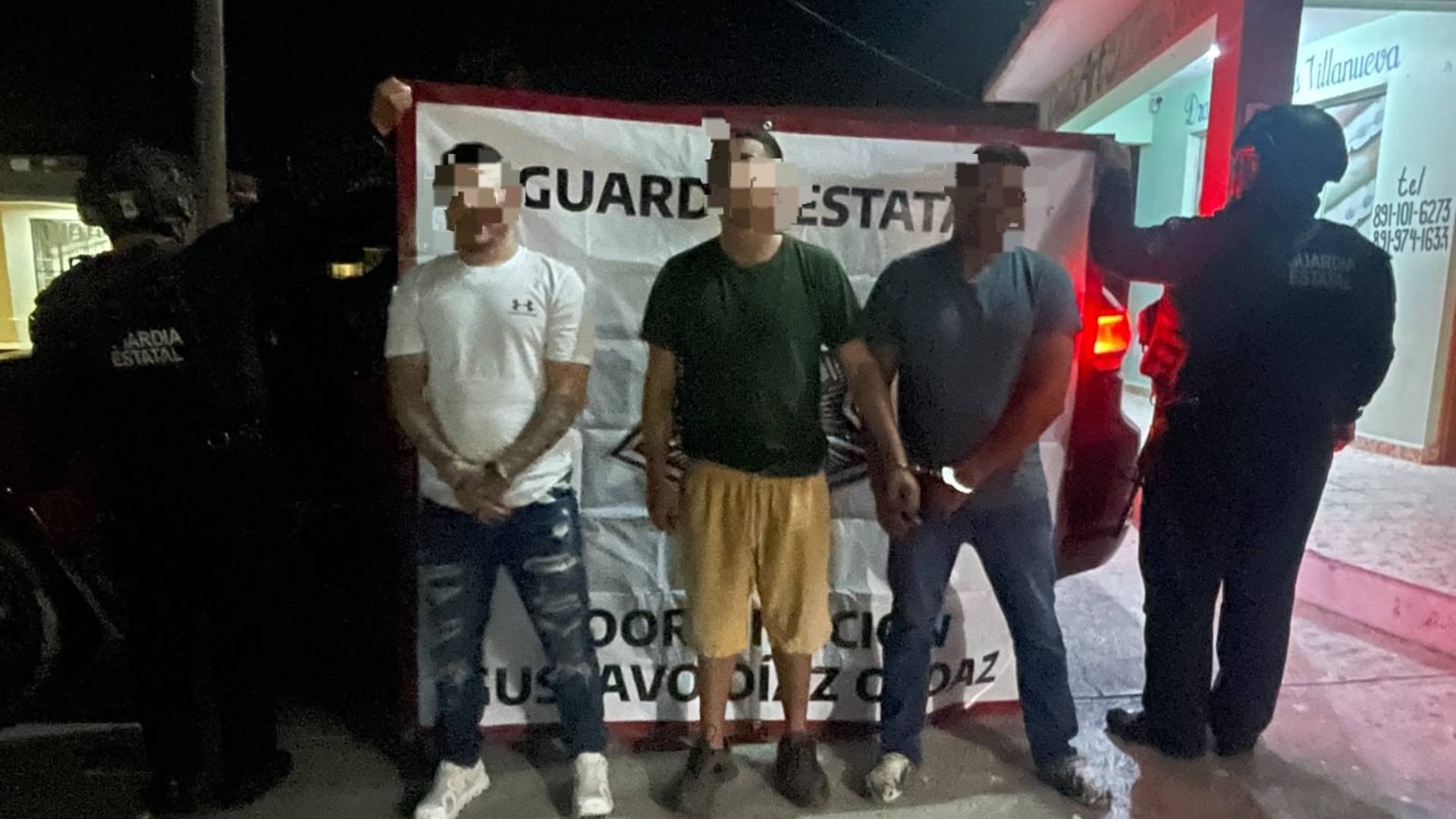 Aseguran más de 300 dosis de droga en Díaz Ordaz; hay tres detenidos
