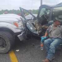 Dos lesionados tras encontronazo en la Victoria-Llera