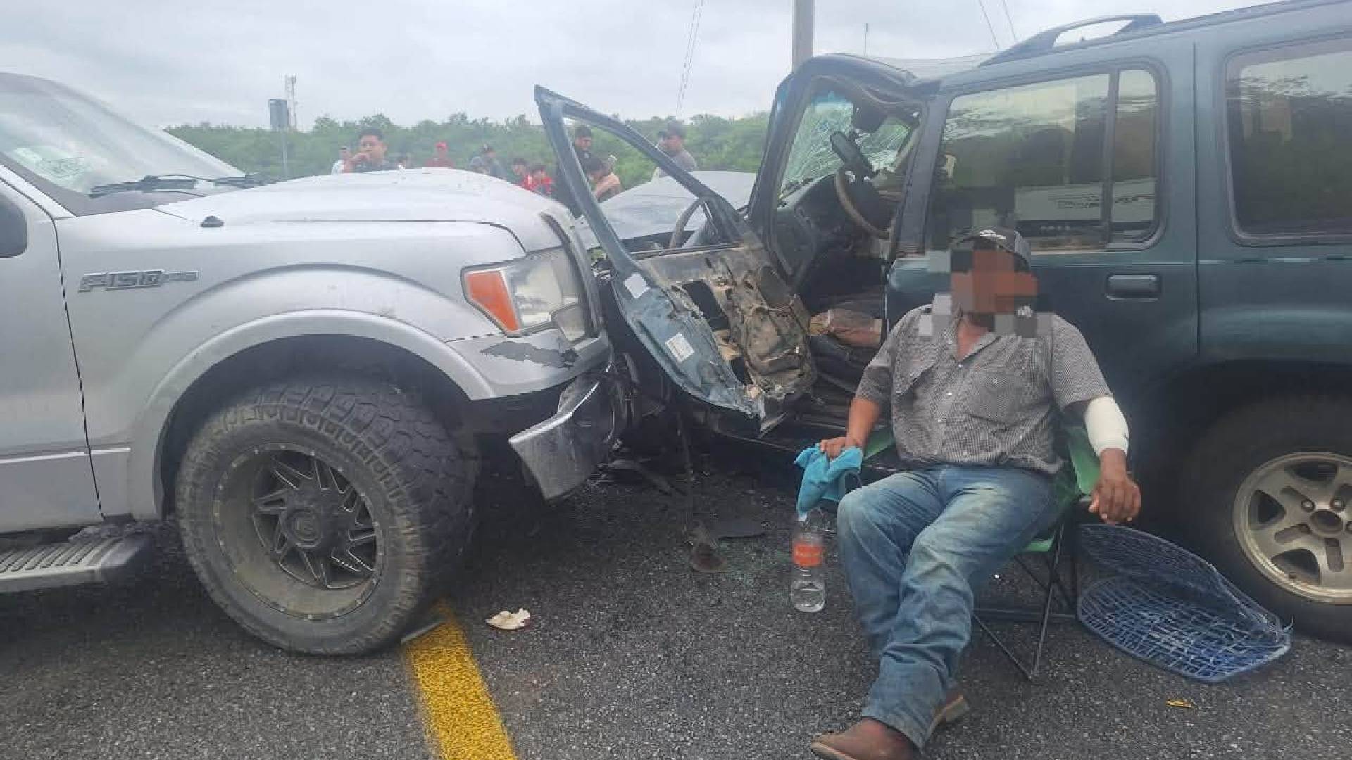Dos lesionados tras encontronazo en la Victoria-Llera