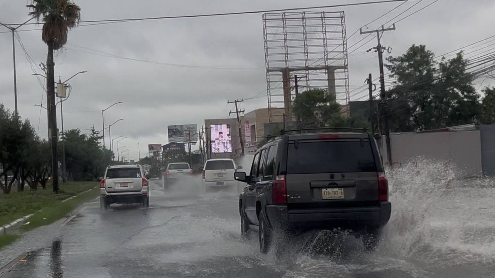 Lluvias dejan solo encharcamientos menores en Reynosa