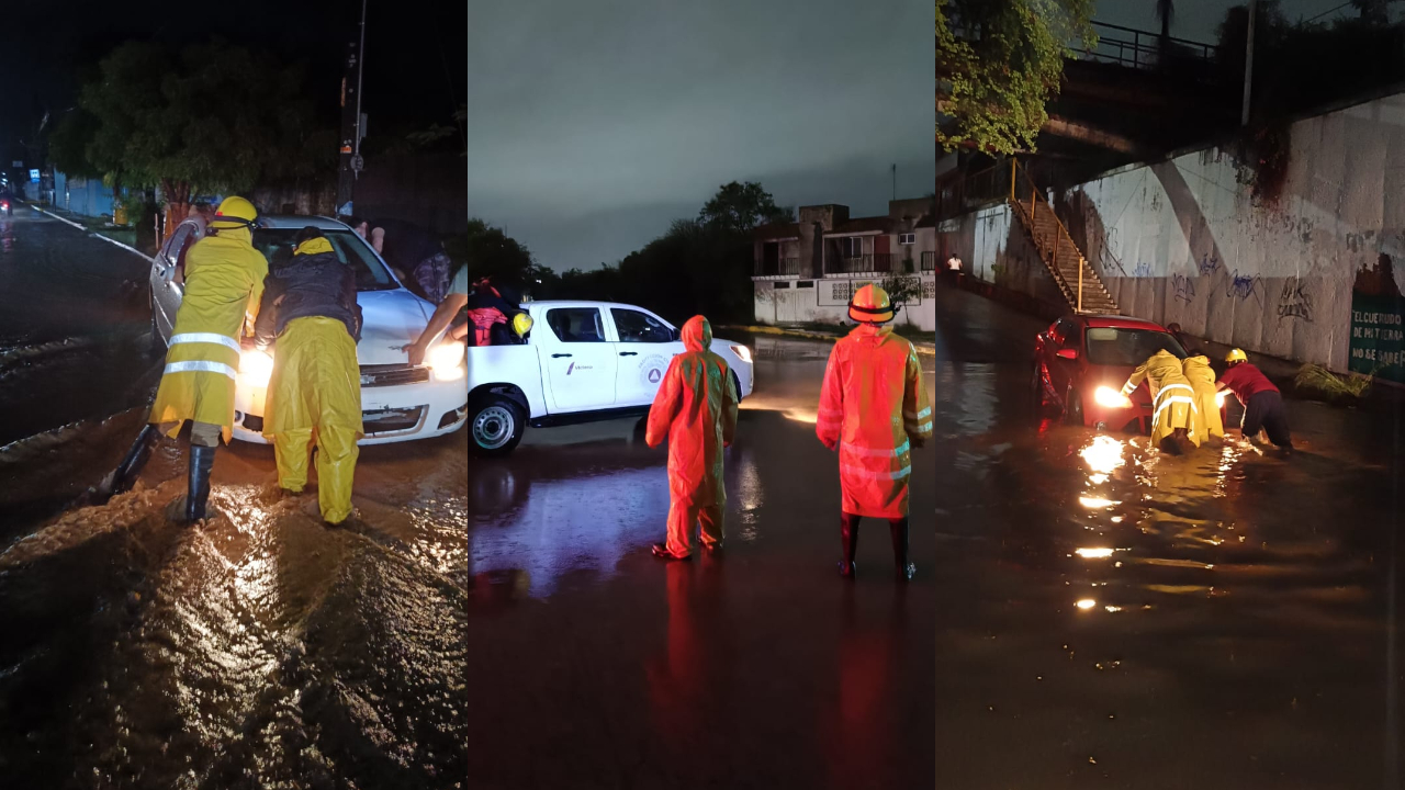 Intensas lluvias colapsan vialidades en Ciudad Victoria